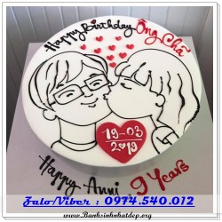 Mẫu Bánh Sinh Nhật Đẹp - A1273